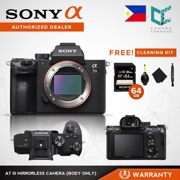 Sony Alpha a7 III Mirrorless Digital Camera (Body Only) ILCE-7M3