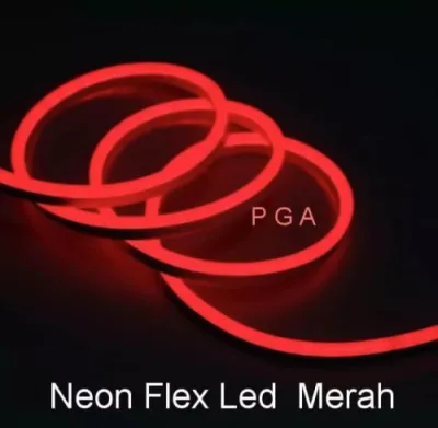 METERAN 1m 2m 3m 4m 5m 6m 7m 8m 9m 10m 220V Lampu LED Neon Flex 220V METERAN FLEXIBLE SIGN STRIP OUTDOOR INDOOR Lengkap Tinggal ColoK