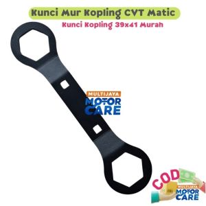 HITAM Kunci Mur Kopling Ring 39 X 41 CVT SILVER CHROME