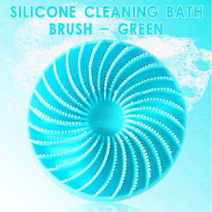 2-in-1 Silicone Bath Brush Exfoliating Shampoo & Body Brush Doubled Sided Soft Silicone Quick Foaming Bath Scrub Bath Brush Smooth Skin SPA Tool for Home & Trav