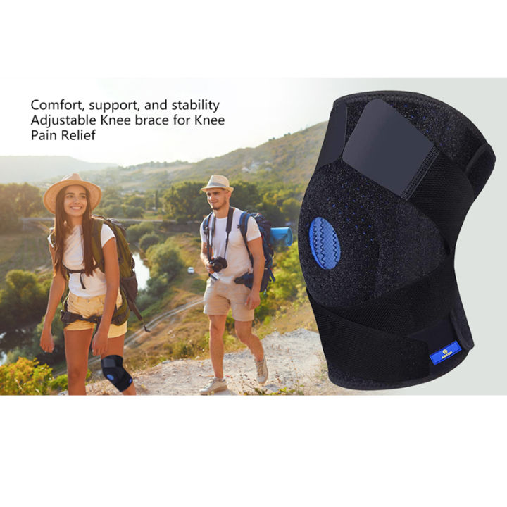 4 Sizes Available - Plus Size Knee Braces with Side Stabilizers