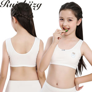 Ruizhijzg Bra Sport Removable Breast Pad Wireless Teenage Girls without Steel Ring Student Bras
