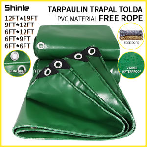 trapal waterproof makapal size 9ft x 12ft tarpaulin PVC Tarps tolda buy 1 take 1rope truck cover high quality tarpaulin Multiple sizes available