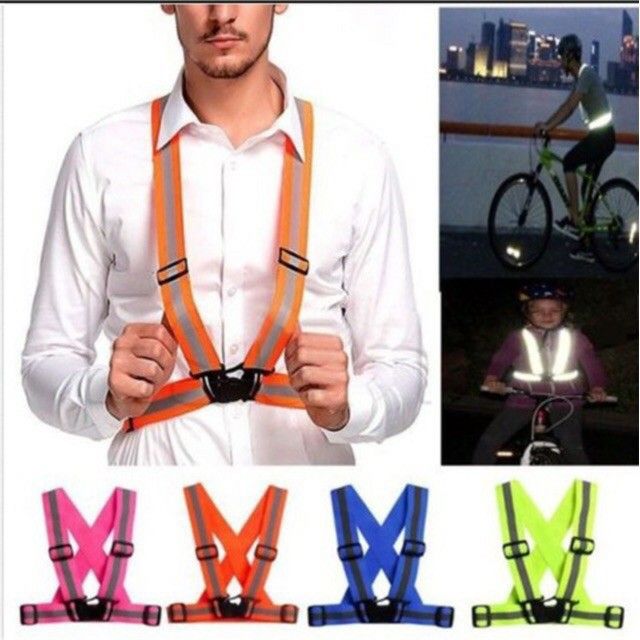 360 Degrees High Visibility Neon Safety Vest Reflective Belt Safety
