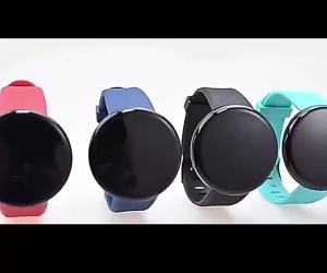 2025 นาฬิกาดิจิตอลอัจฉริยะบลูทูธสำหรับผู้ชาย กันน้ำ หน้าจอสัมผัสสี นาฬิกากีฬาสำหรับอุปกรณ์สวมใส่ Android iOS การตรวจสอบอัตราการเต้นของหัวใจ