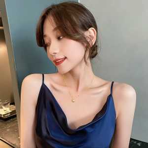 [ Bayar Ditempat ] Kalung Titanium Wanita Import / Kalung Titanium Emas / Kalung Titanium Wanita Korea / Kalung Import / Kalung Elegar Murah / Kalung Wanita Model Baru