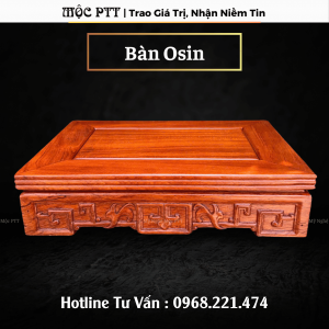 Bàn trà  bàn osin mẫu trường kỷ gỗ hương kích thước 30 x 40  35 x 50  35 x 60 cm trang trí phòng khách  phòng thờ