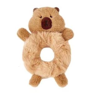 Adorkable Capybara Ponytail Holder Furry Headpiece Proms Birthday Fun Headwear Capybara Scrunchies Hair Headwear