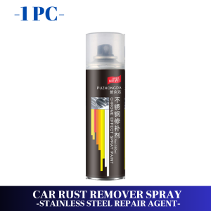 Melo home 550ml Chrome Spray Paint Metal Silver Spray Paint Metal Rust Remover Stainless Steel Aluminum Alloy Spray