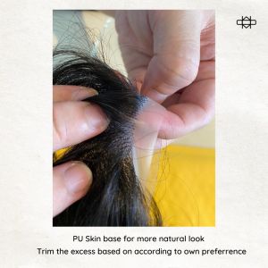 Frontal Lace Front Hairline Toupee Wigs Human Hair Piece For Man 2.5cm x16cm [SG Seller]