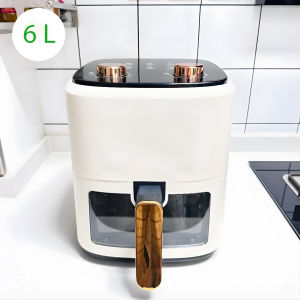 POWERPH Air Fryer 5L 6L 7.5L White Household Multi-functional Oil Free Non-Stick White Airfryer