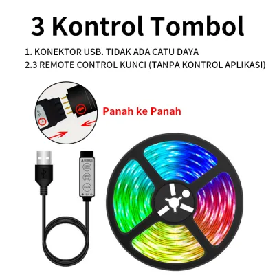 XYKJ USB LED Strip Lights APP Control Color 5050 RGB Led Light Flexible Lamp Tape for Room Decoration TV Backlight Diode