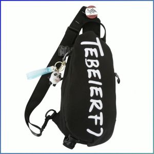 Chest Bag Multifunction Crossbody Bag Young Diagonally Across White Wearing Style Matching Fashion