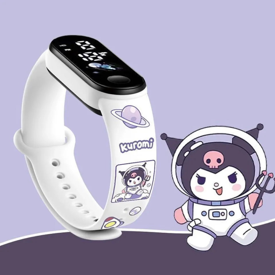 Sanrio Kuromi My Melody Child Smart Bracelet Cartoon Anime Cinnamoroll  Electronic Watch Cute Children Digital Watch Gift | Lazada PH