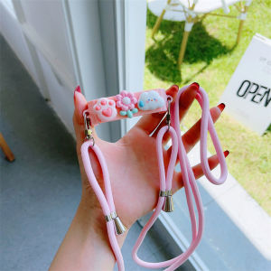 Zeallion dây buộc điện thoại di động đeo chéo cô gái ếch thỏ lưng điện thoại di động Mắt Xích Kẹp Chống mất Ba lô phong cách Clip điện thoại dây mắt xích kẹp