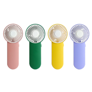 Portable Mini Handheld Fan 2pcs AABattery Powered for Home and Travel Camping Fans Summer Cooler Gift Multicolor