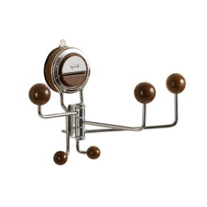 GEMMA Traceless Suction Cup Hook Wall Mounted Rotatable Bathroom Towel Hooks Practical Reusable Shower Hooks for Home