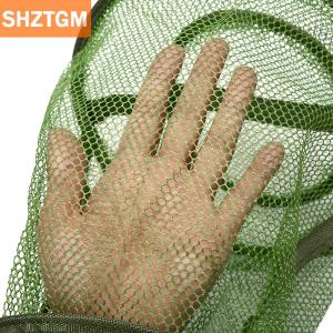 [COD] SHZTGM ตกปลา NET Fishing creel Tackle NYLON Landing NET Cast Fishing Network CAGE