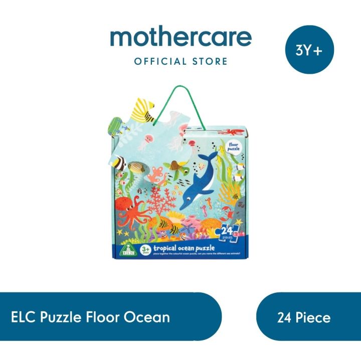 ELC Puzzle Floor Busy Town Ocean Safari Mainan Edukasi Anak