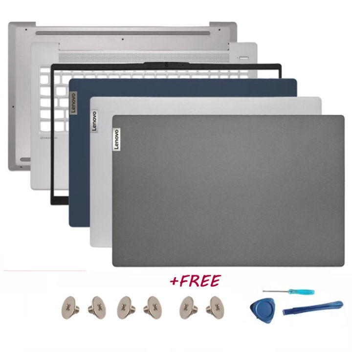 Genuine Lenovo LCD Lid Back Cover / Bezel / Hinges For IdeaPad 5 15ITL05, 15IIL05, 15ARE05 Laptops
