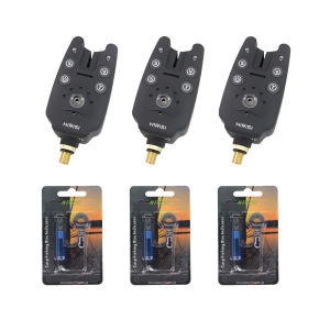 ZEEMIN Fishing Bite Alarms Waterproof Blue Fishing Rod Alert Tone Volume Sensitivity Sound Carp Fishing Tackle