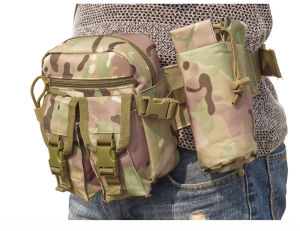 กระเป๋าคาดเอว กระเป๋าเมสเซ็นเจอร์ยุทธวิธีทหารกระเป๋าข้างกันน้ำอเนกประสงค์สำหรับปีนเขาเดินป่าตั้งแคมป์