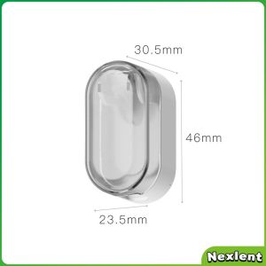 Nexlent Toothbrush Holder Wall-mounted Punch-free Toothbrush Storage Rack Automatic Flip Cover