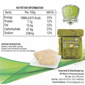 Galleta 900 Energy Biscuit 120g - High Energy Food (Promo 10 + 2) FDA APPROVED