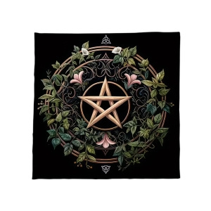 Tarots Tablecloth Star Pattern Astrology Altars Cloth Divinations Table Cloth Tapestry Witchcrafts Supply