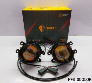 Projector Foglamp Fog Lamp LED Lampu Kabut Tembak 3 WARNA 3 Inch