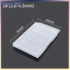 [Blossom] Plastic Twist Drill Empty Box Storage Box Toolbox Tool Accessories Woodworking Drill Bit 5 10 Hole Transparent Packaging Case