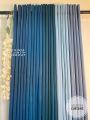 BLOCKOUT PER PC HIGH QUALITY Blue Series Dimmer Bedroom Curtains Powder Teal Prussian Blue Ring Curtains 5-9FT. 