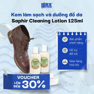 Kem làm sạch và dưỡng đồ da Saphir Cleaning Lotion
