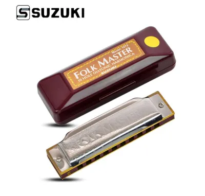 [แท้100%] เม้าออแกน suzuki Folk Master เม้าออแกน ทุกคีย์ เม้าท์ออแกน 10 ช่อง เม้าออแกน ฮาร์โมนิกา Harmonica เม้าออแกน suzuki