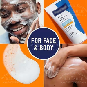 Panoxyl 10% Anti-Acne Foaming Facial Cleanser. Benzoyl Peroxide 10% Is A High-Strength Antibacterial Agent. 4% Content Is Suitable For Sensitive Skin. This Facial Cleanser Deeply Cleanses Gently Treats Acne Removes Blackheads And Shrinks Pores.