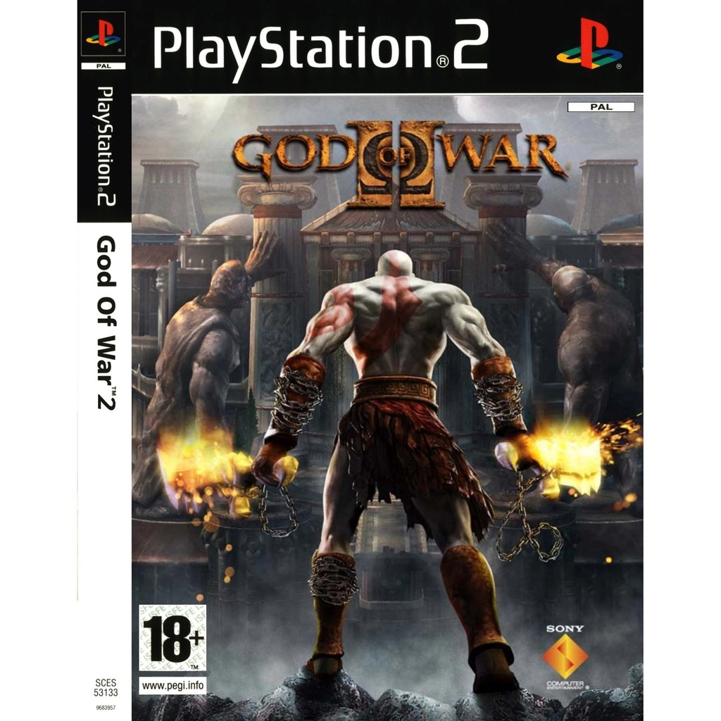 แผ่นเกมส์-God-of-War-2-PS2-Playstation2-คุณภาพสูง-ราคาถูก