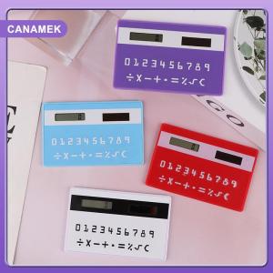【CANAMEK】 Solar 8 Digit Calculator Student Mini Calculator Portable Slim Calculator Stationery Math Toys School Electronics Calculator