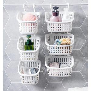 Homenhome Hollow Wall Hanging Storage Basket Plastic Snack Basket