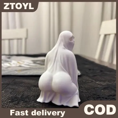 ZTOYL 3D in Big-Ass bức tượng ma Halloween phù thủy ma Máy tính để bàn trang trí vui vẻ Thiết kế trang trí nhà cho phòng khách Máy tính để bàn