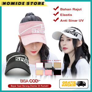 TOPI SENAM WANITA DEWASA BASEBALL CAPS SPORT GOLF VISOR CAP CEWEK KOREA - ZP