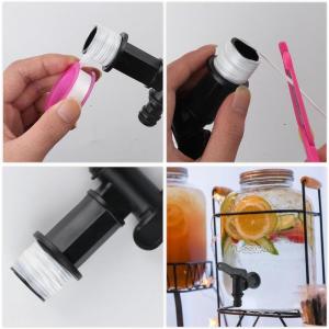 2 cái 3/4in mông nước mưa Thùng tap với bể đai ốc bằng đồng thau Bộ chuyển đổi vòi cho nhà vườn kết nối nước lâu dài