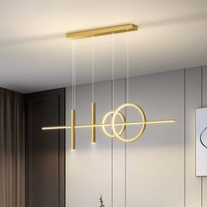 Lampu Gantung Ruang Makan Lampu Gantung Hias Lampu Gantung Proyektor Bintang Minimalis Panjang Mewah
