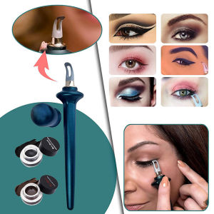 1 Set Eyeliner Guide Tools Easy No-Skip Eyeliner Gel Reusable Drawing Guide Gel Silicone Eyeliner Brush Eyeliner for Shaky Hands Beginer Makeup Tool