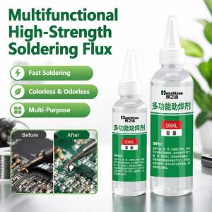 High Activity Soldering Flux Paste/Multifunction Powerful Welding Flux/Stainless Steel & Nickel Soldering/Battery Contact Repair/Anti-Corrosion Adhesion Gel