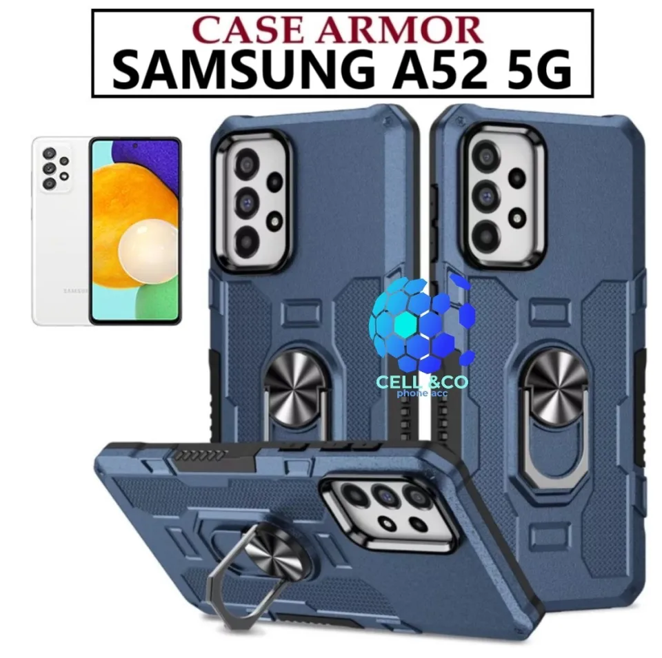 Case Armor SAMSUNG A52 5G Iring Cincin Magnetic Kesing Hp Protect