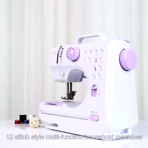 Sewing Machine FHSM-505/YASM-505A Upgraded 12 Sewing Portable Mini Sewing Machine Mesin Jahit 505A