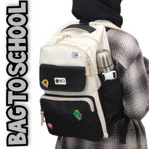 Ransel BackPack Laptop Sekolah Anak Sd Smp Smk Terbaru Korea Style Murah Mewah Virall Populer Tas Gendong Wanita Perempuan Cewek Remaja Lucu Terbaru Kekinian