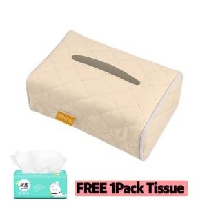 Car Tissue Box Holder tissue Covers Multi-Purpose PU Leather Waterproof Easy Installation Headrest Sun Visor & Armrest
