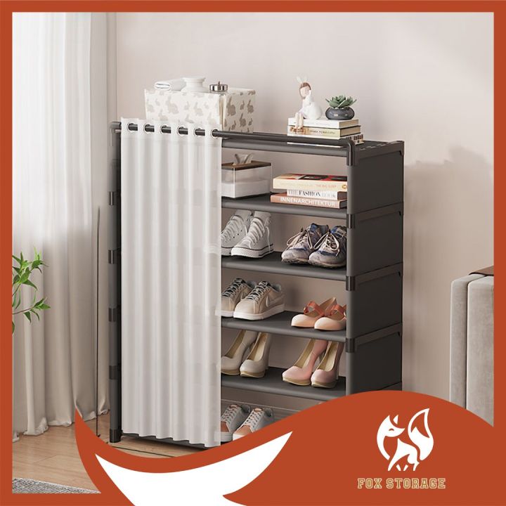 Simple Shoe Rack Home Multi-Layer Dust-Proof Indoor Storage Rental Room ...