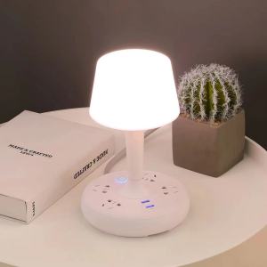 99SHOPFURNITUREโคมไฟ led โคมไฟตั้งโต๊ะled3in1USBพร้อมปลั๊กไฟ โคมไฟเกาหลี โคมไฟหัวเตียง โคมไฟห้องนอน โคมไฟมินิมอลแบบเสียบปลั๊ก